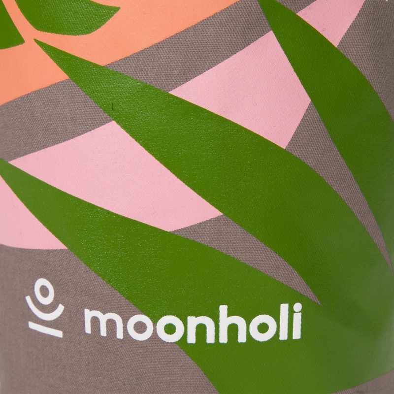 Чанта за постелка за йога Moonholi Tropicana сива SKU-231 5