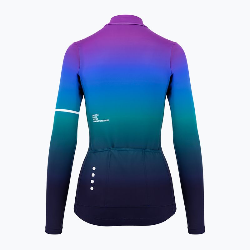 Дамски суитшърт за колоездене Quest Amethyst blue 2