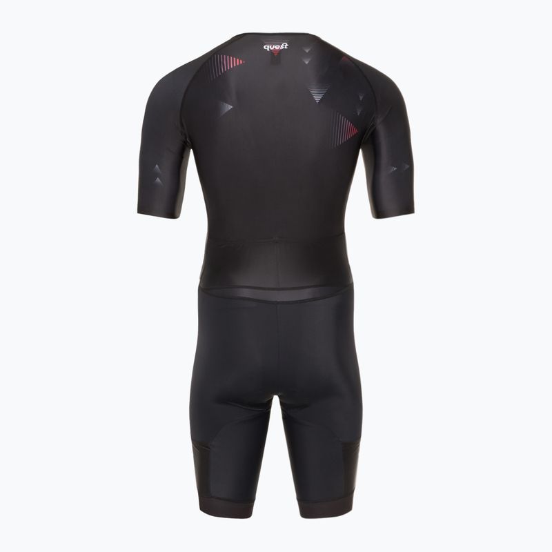 Мъжки костюм за триатлон Quest Aerofit Base black 2