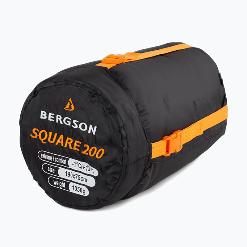 Спален чувал BERGSON Square 200 black 6