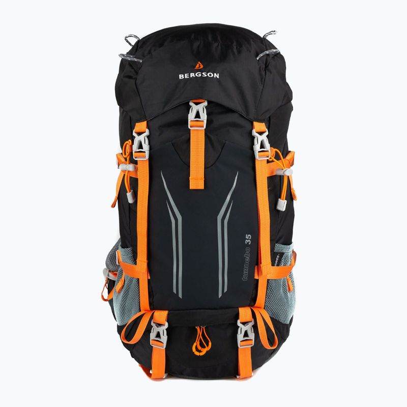 Туристическа раница BERGSON Tunnebo 35 l black/orange