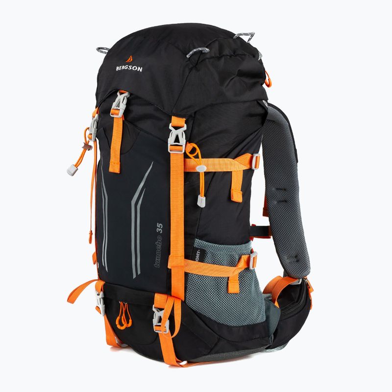 Туристическа раница BERGSON Tunnebo 35 l black/orange 2