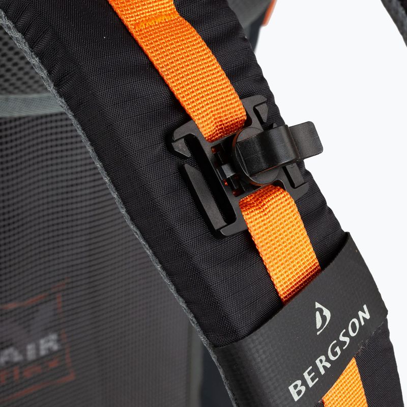 Туристическа раница BERGSON Tunnebo 35 l black/orange 12