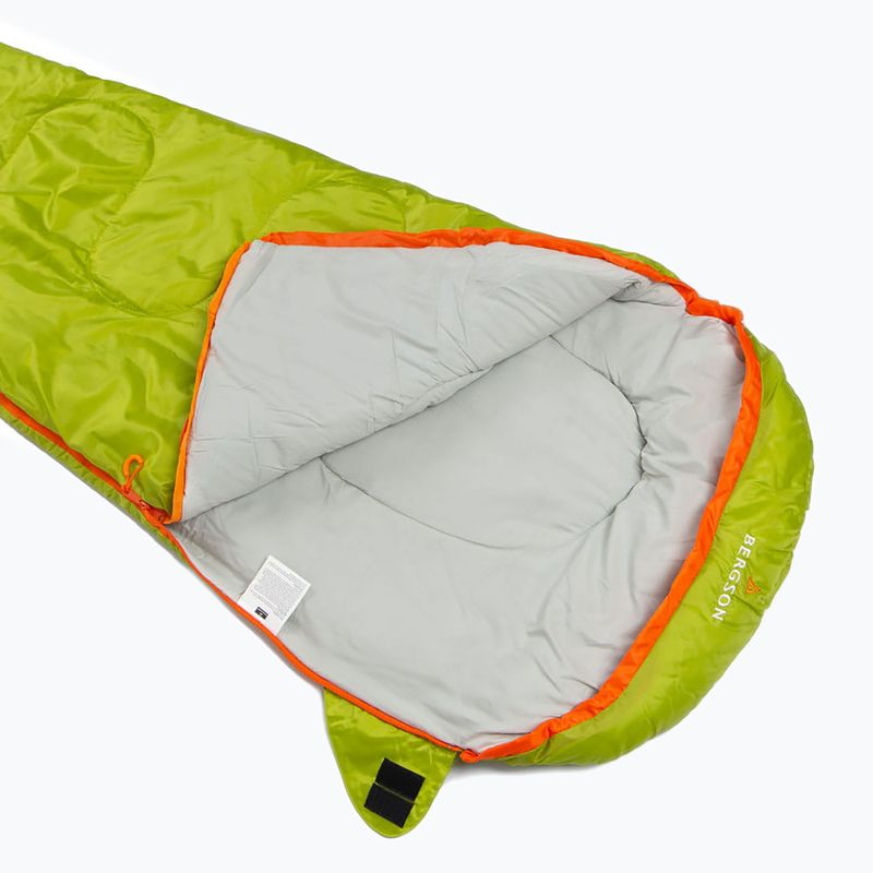 Детски спален чувал BERGSON Junior 300 grenoble green 3