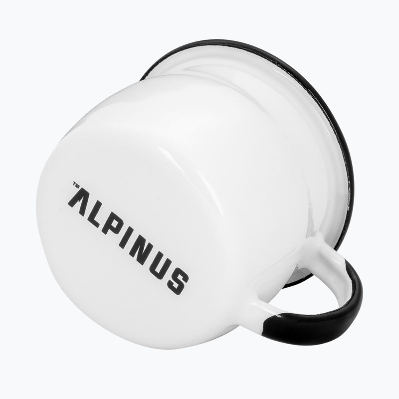 Туристическа чаша Alpinus Enamelled White Lynx 3