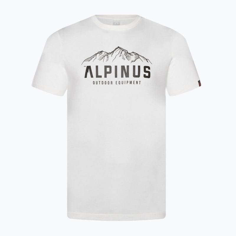 Alpinus Mountains мъжка тениска бяла 6