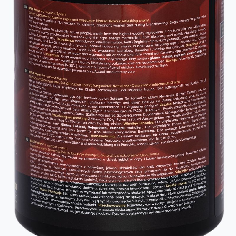 Предтренировъчен продукт MONDOLAB Nalt Power Cherry Up 300g череша MND009 2