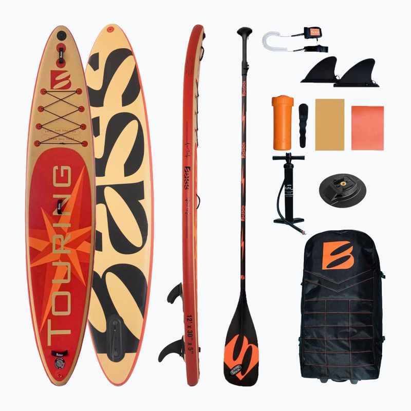 SUP дъска Bass Touring SR 12'0" PRO + Extreme Pro M- sandy