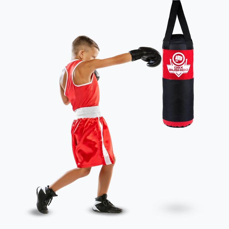 Детски боксов чувал DBX BUSHIDO Kids 60 cm red 10