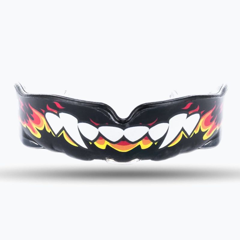 Протектор за челюст DBX BUSHIDO Flame HydraGel black/white/yellow 3