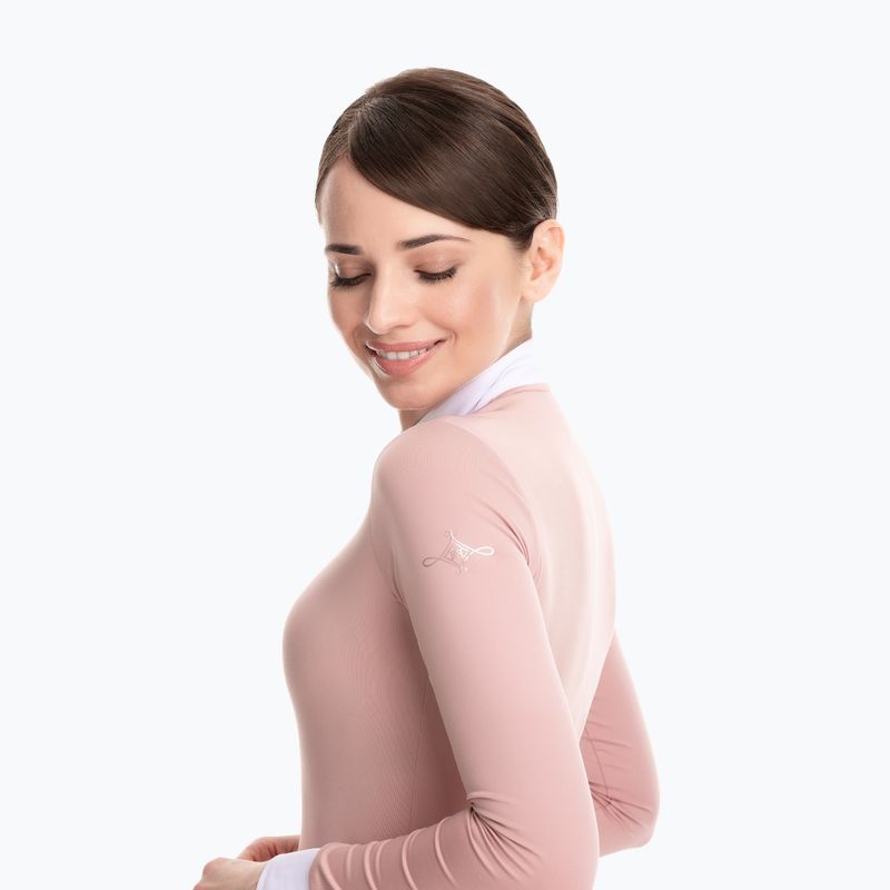 Дамска състезателна риза с дълъг ръкав Fera Stardust pink 1.1.l 3