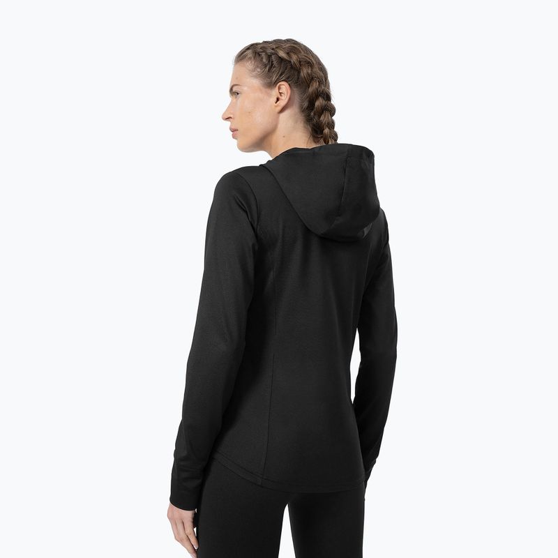 Тренировъчен суитшърт за жени 4F black 4FSS23TFSWF113-20S 2