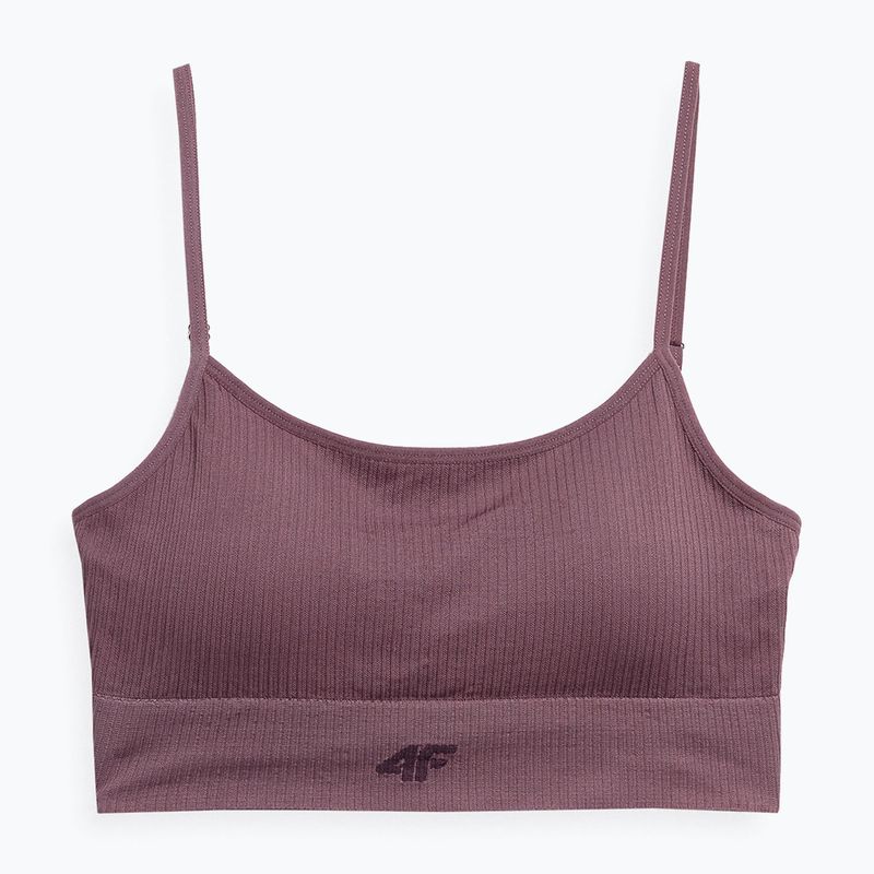 Дамски фитнес сутиен 4F burgundy 4FSS23USBAF031-60S