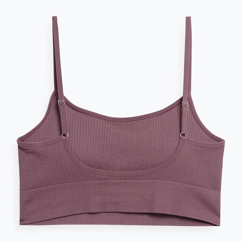 Дамски фитнес сутиен 4F burgundy 4FSS23USBAF031-60S 2