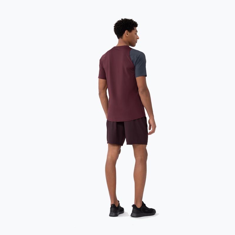 Мъжки къси панталони 4F M290 burgundy 2