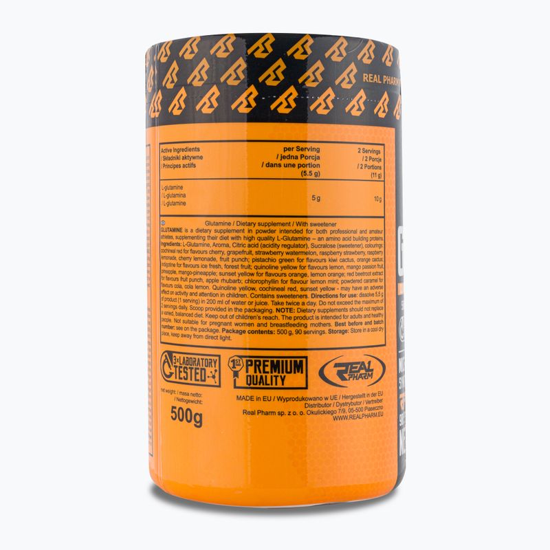Глутамин Real Pharm аминокиселини 500g оранжев 666268 2