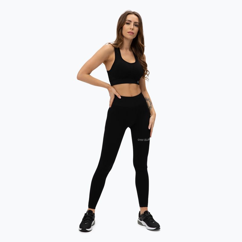 Дамски клинове Gym Glamour push up black 311 2