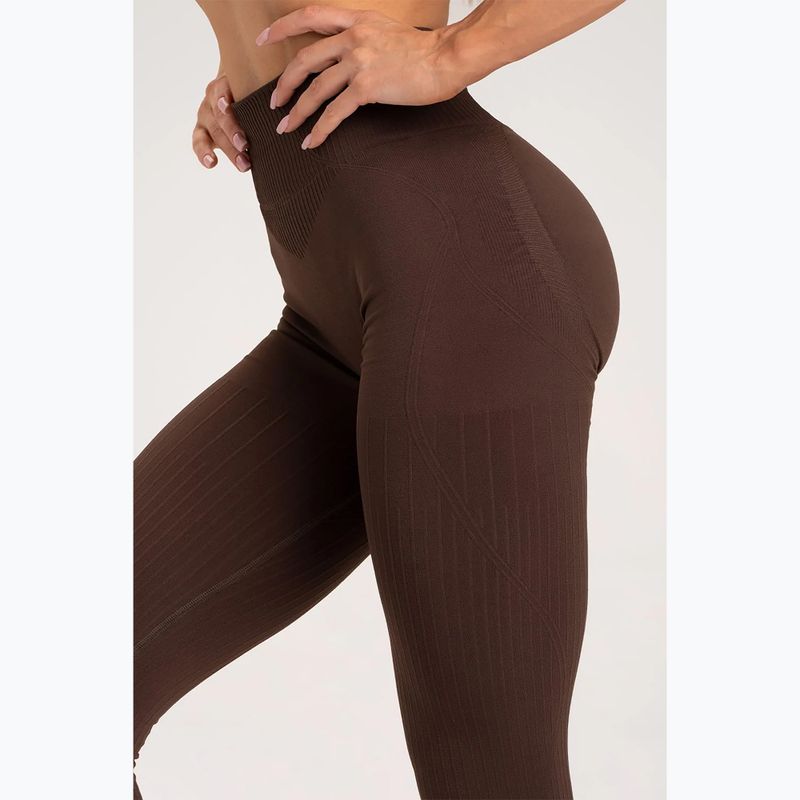 Дамски клинове Gym Glamour push up кафяв 370 7