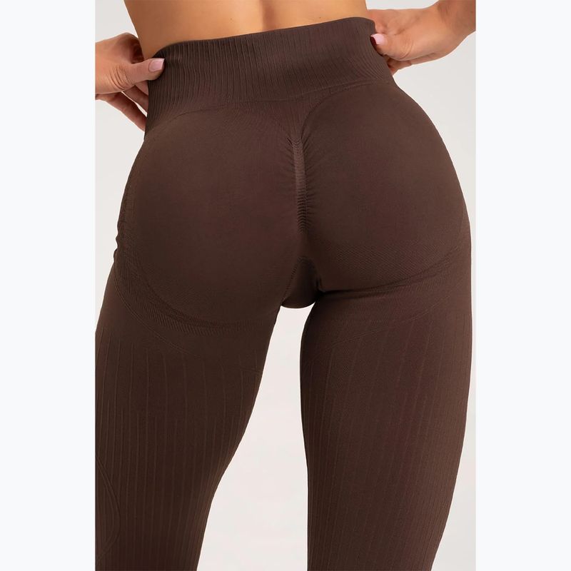 Дамски клинове Gym Glamour push up кафяв 370 9