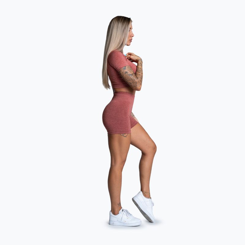 Дамска тренировъчна тениска Gym Glamour Seamless Rashguard cherry 4