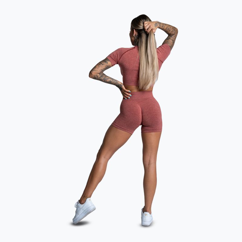 Дамски шорти за тренировка Gym Glamour Seamless cherry 3