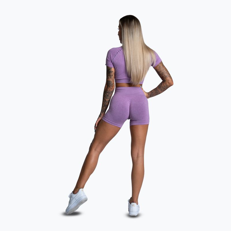 Дамски шорти за тренировка Gym Glamour Seamless lilac 3