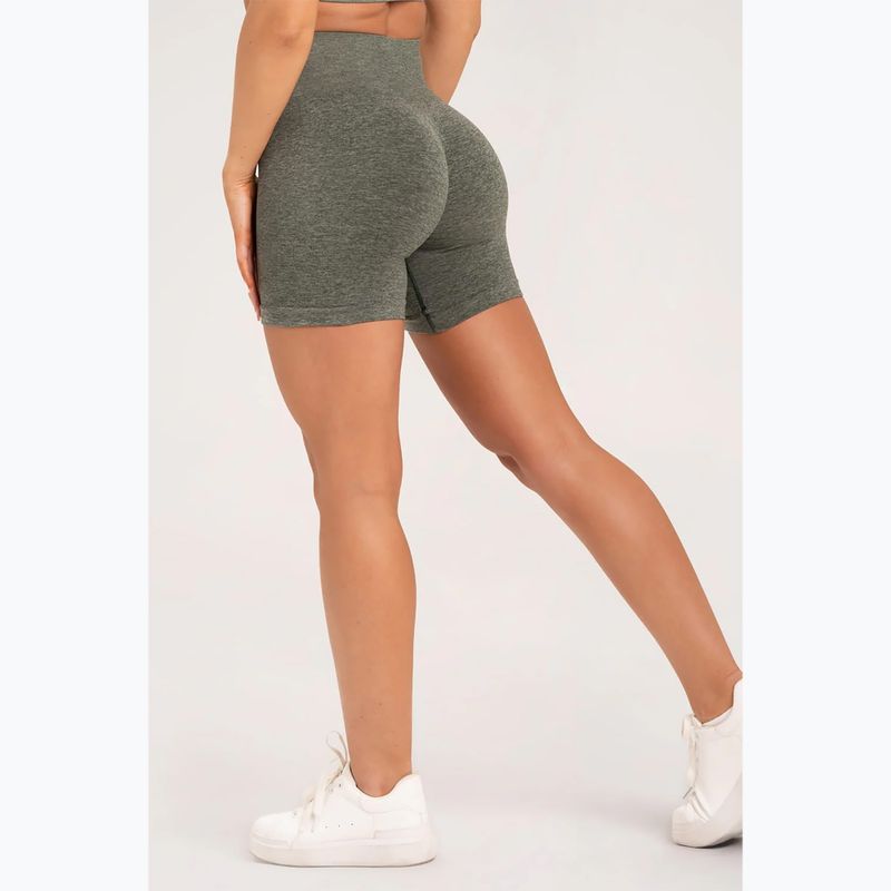 Дамски шорти за тренировка Gym Glamour Seamless каки 5