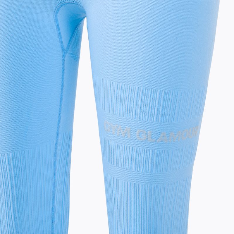 Дамски тренировъчни гамаши Gym Glamour Push Up Baby Blue 405 8