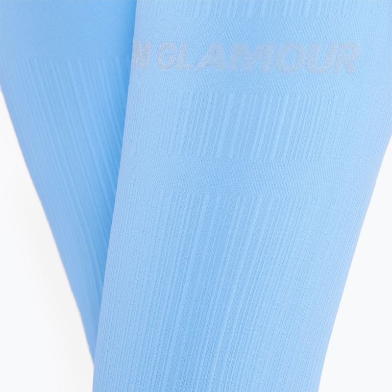 Дамски тренировъчни гамаши Gym Glamour Push Up Baby Blue 405 5