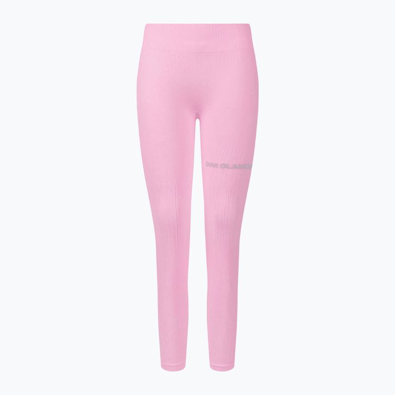 Дамски гамаши за тренировка Gym Glamour Push Up Candy Pink 408 7