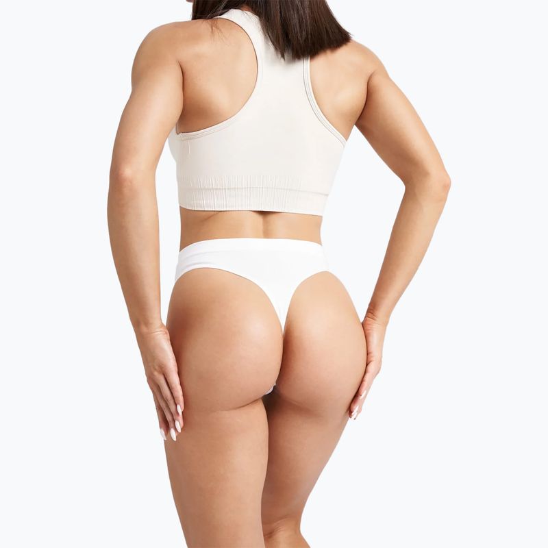 Гимнастически стрингове Glamour White 414 5