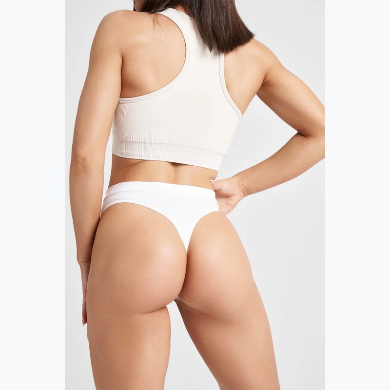 Гимнастически стрингове Glamour White 414 6