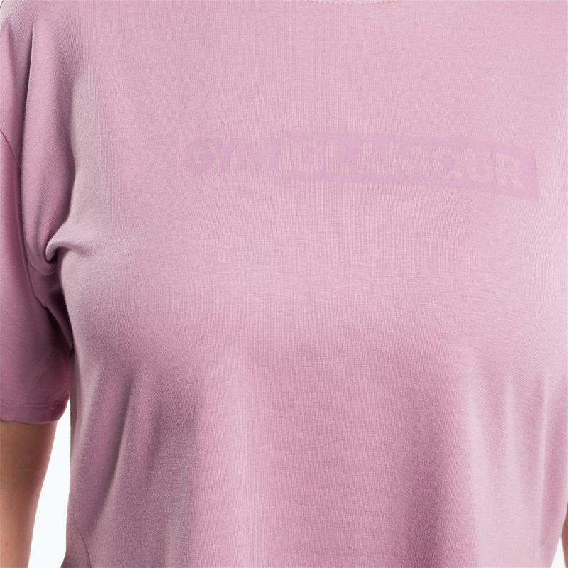 Дамска тренировъчна тениска Gym Glamour Glamour Pink 418 4