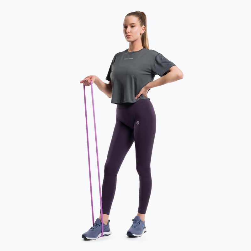 Дамска тренировъчна тениска Gym Glamour Sport Grey 425 2