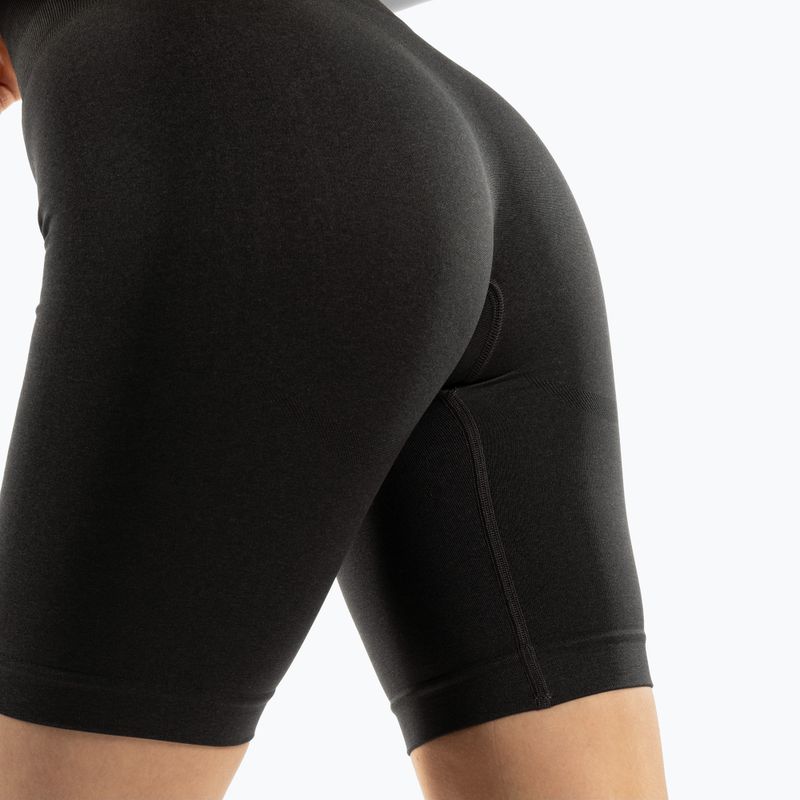 Дамски шорти за тренировка Gym Glamour Flexible Anthracite 435 3