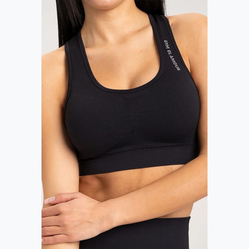 Gym Glamour Compress Black 458 фитнес сутиен 3