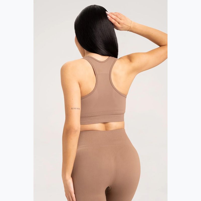 Gym Glamour Compress Cappuccino 460 фитнес сутиен 2