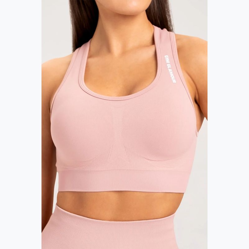 Gym Glamour Compress Rose Tan 462 фитнес сутиен 3