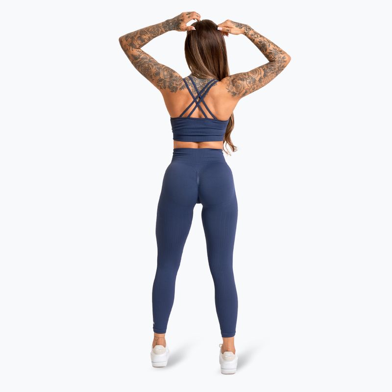 Дамски клинове за тренировка Gym Glamour Push Up 2.0 denim 4