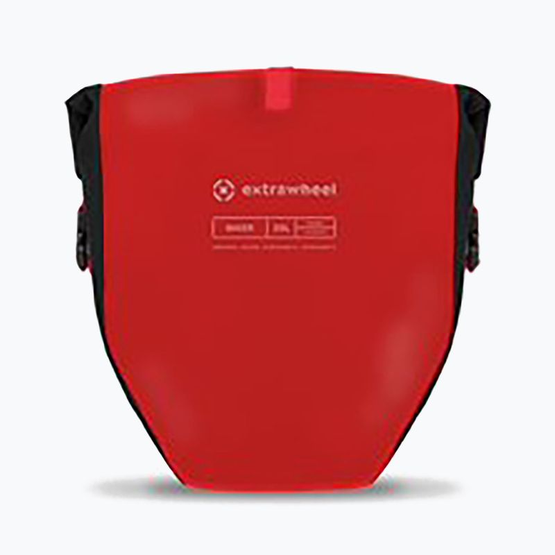 Багажници за велосипед Extrawheel Biker 25L 2 бр. черни/червени E0119 3
