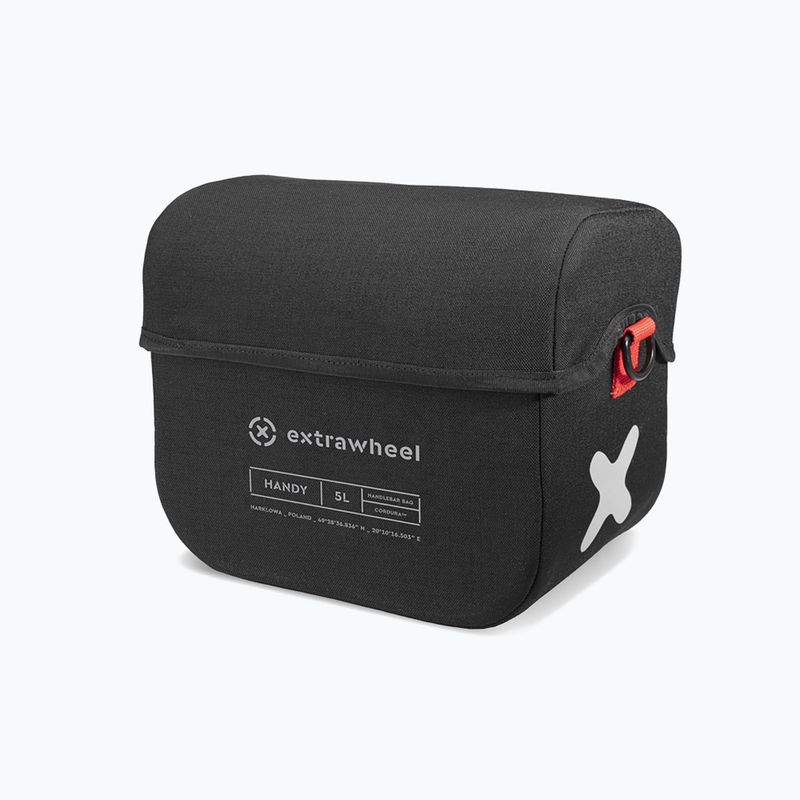 Extrawheel Handy Premium 5L чанта за велосипед с кормило черна E0144 2