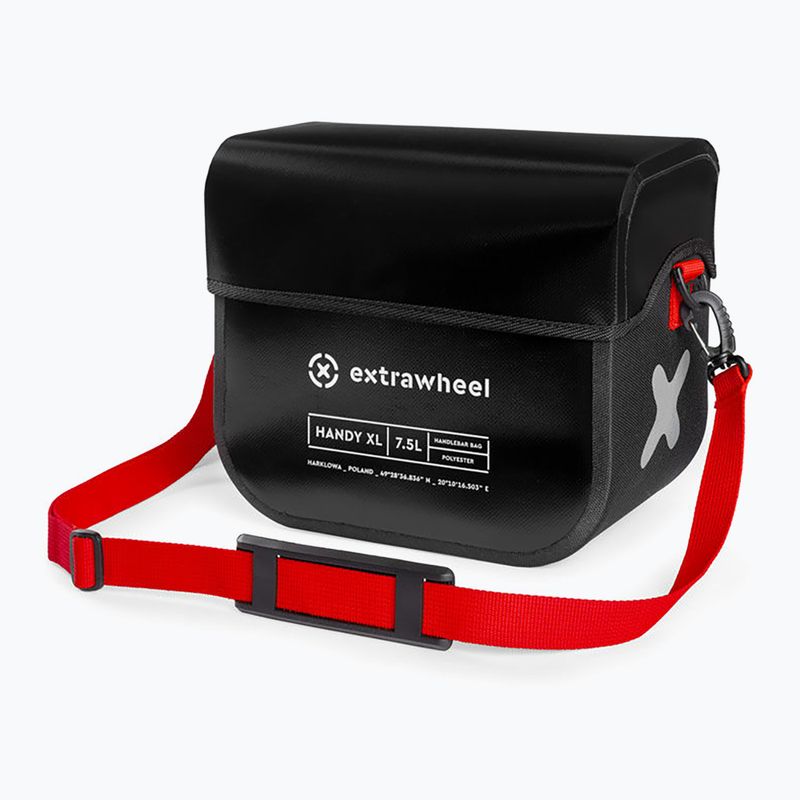 Extrawheel Handy XL 7.5L чанта за велосипед на кормилото черна E0150 5