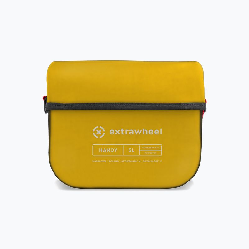 Extrawheel Handy 5L чанта за велосипед на кормилото черна/жълта E0159 2