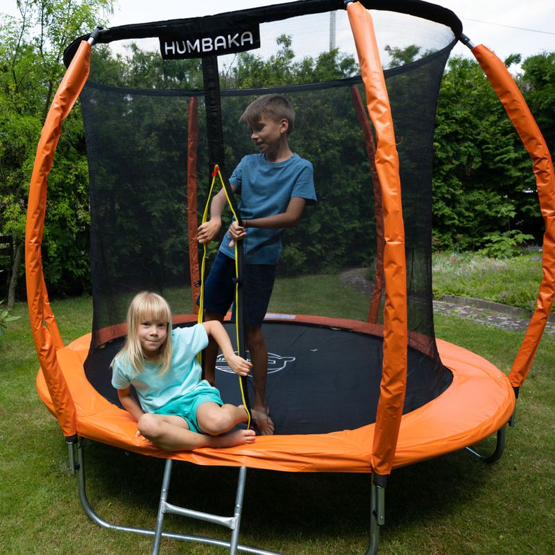 HUMBAKA Super 244 cm оранжев градински батут Super-8' Tramps 10