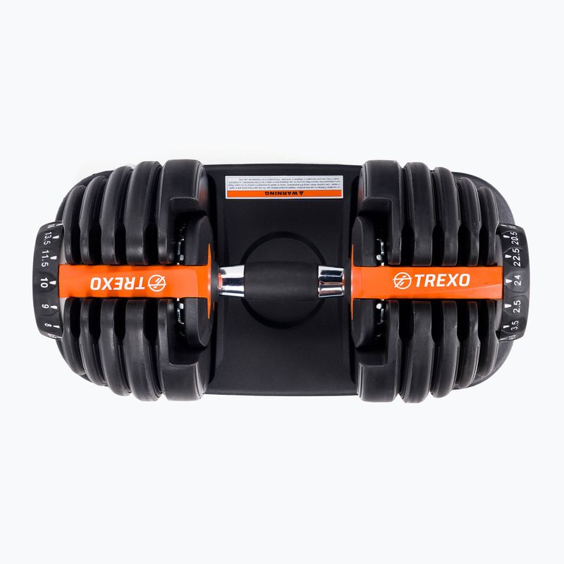 XTREXO регулируем дъмбел черен ADT-24 24 кг 5