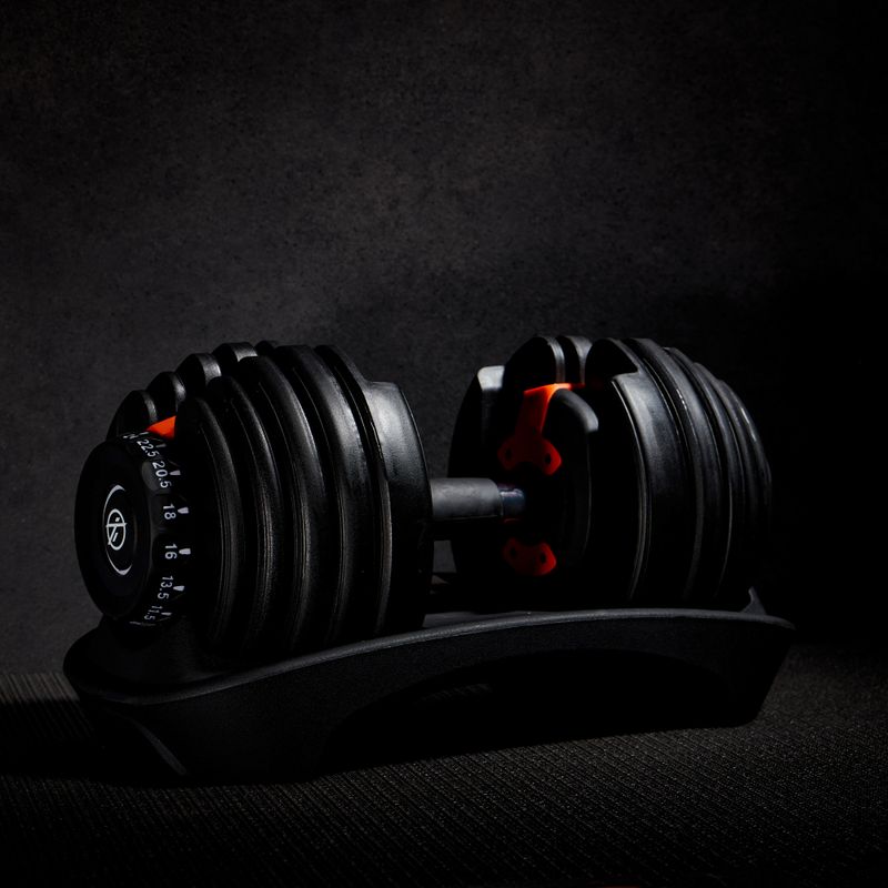 XTREXO регулируем дъмбел черен ADT-24 24 кг 9