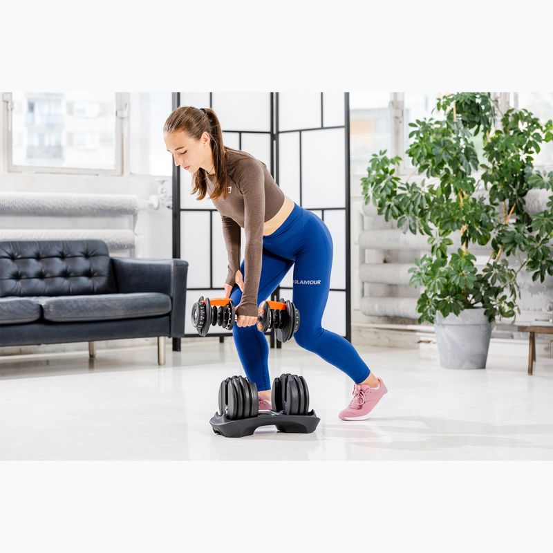 Регулируем дъмбел XTREXO ADT-24-BF 24 kg черен 11