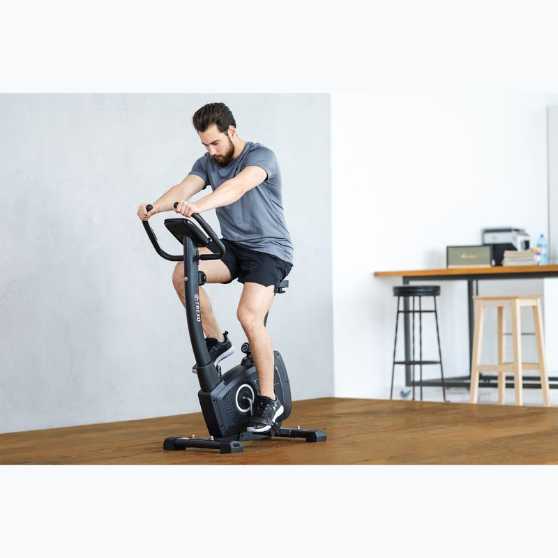 Стационарен велосипед TREXO Hex 02 черен 7