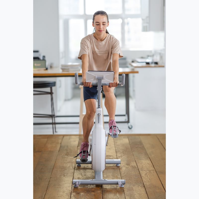 Стационарен велосипед XTREXO EB500 бял 8