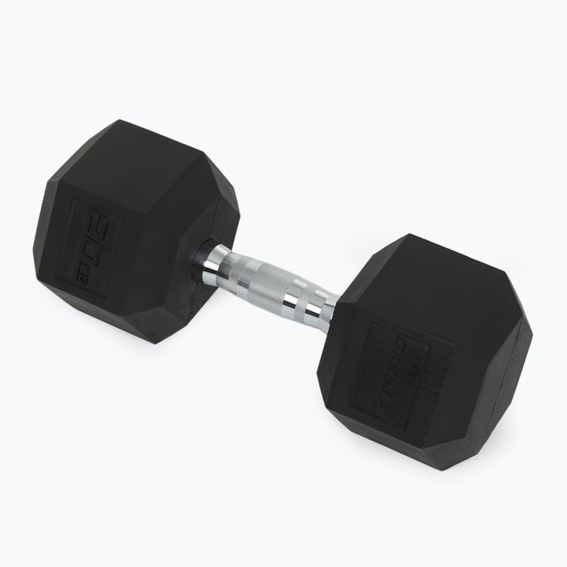 XTREXO Hex 20 кг гумирани дъмбели